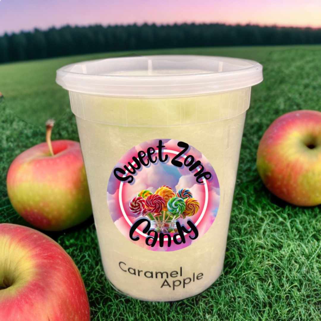 Caramel Apple Cotton Candy - Sweet Zone Candy