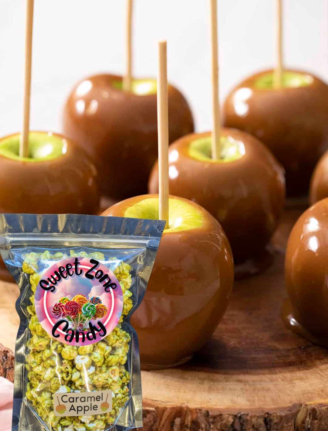 Caramel Apple Popcorn - Sweet Zone Candy