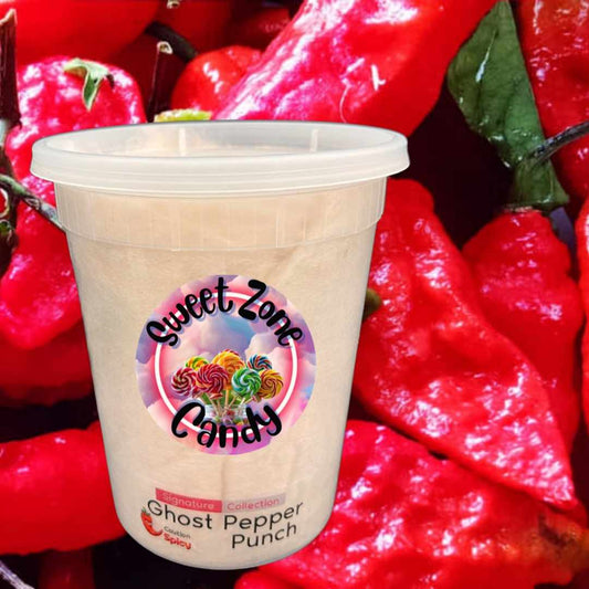 Ghost Pepper Punch Cotton Candy - Sweet Zone Candy