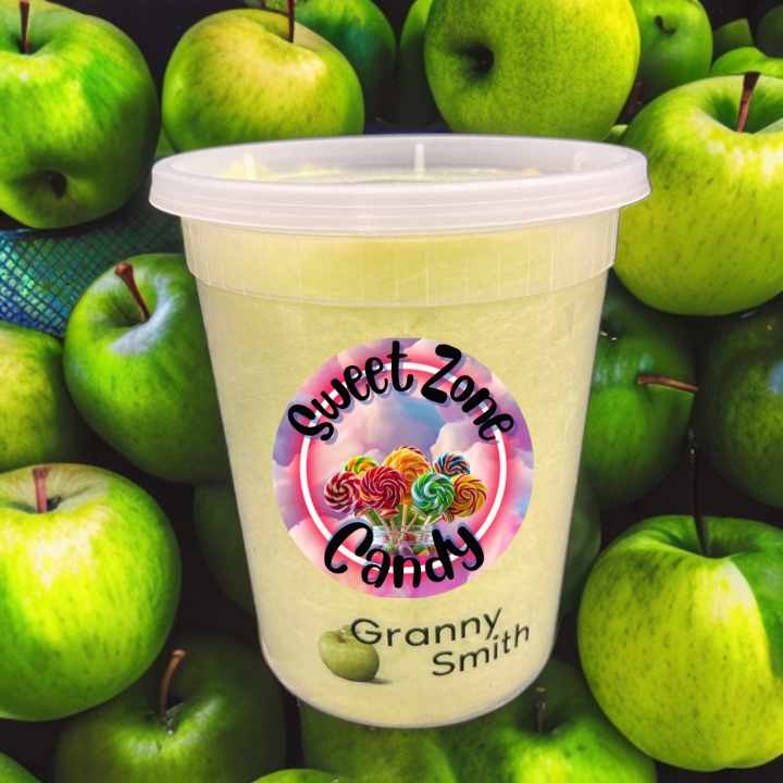 Granny Smith Apple Cotton Candy - Sweet Zone Candy