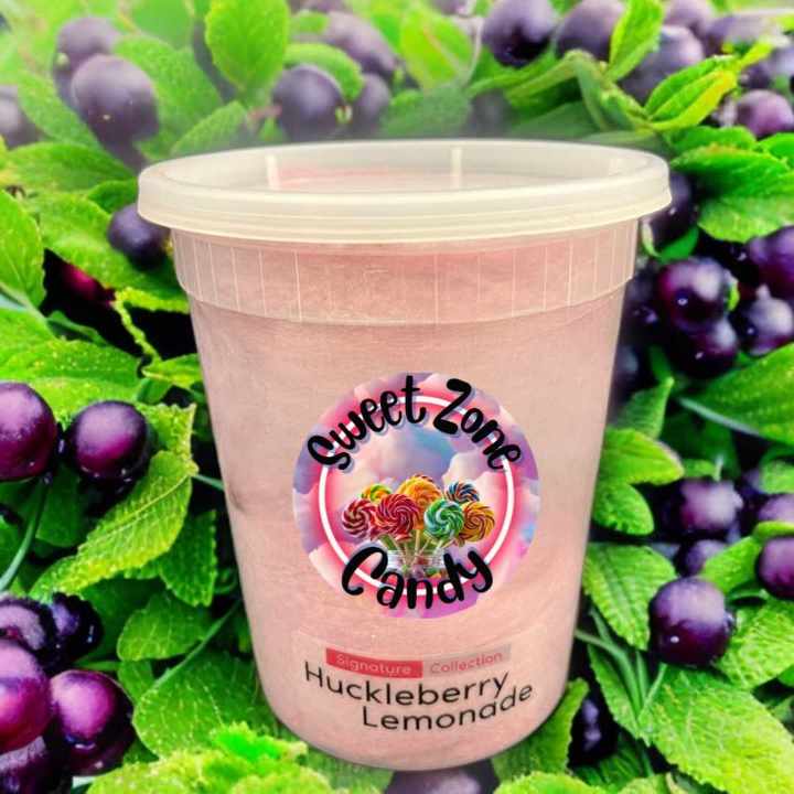 Huckleberry Lemonade Cotton Candy - Sweet Zone Candy