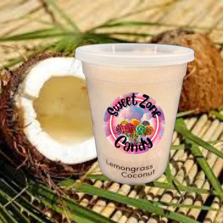 Lemongrass Coconut Cotton Candy - Sweet Zone Candy